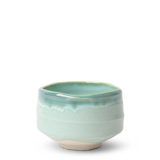 Ceramic Chawan Seafoam Matcha Bowl (Japan)