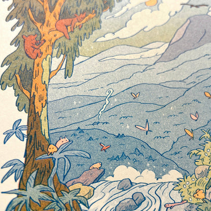 Mountain Dreams Risograph Print | Natalie Andrewson (CA)