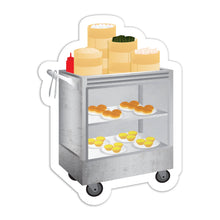 Load image into Gallery viewer, Dim Sum Cart Vinyl Sticker | I&#39;ll Know It When I See It (BC)
