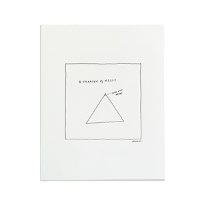 Hierarchy Letterpress Print | Liana Finck (NY)