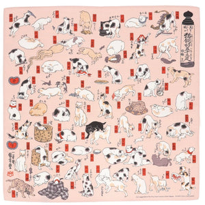 Kuniyoshi Cats Furoshiki (Japan)