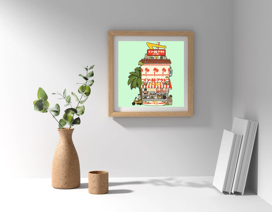 In N Out Express Art Print | Sushiboiiiyy (CAN)