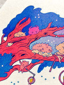 Bedtime Story Risograph Print (Small) | Natalie Andrewson (CA)