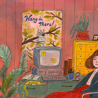 Hang in There! Art Print | Jill Kittock (MN)