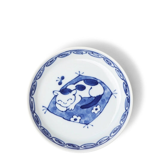 Napping Cat Ceramic Dish (Japan)