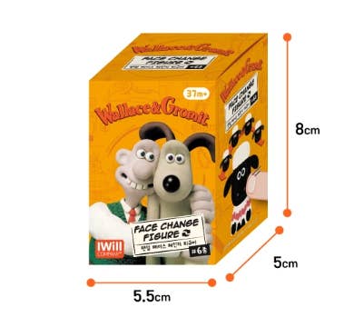 Wallace &  Gromit Face Change Figure – Blind Box Collection (Korea)