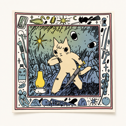 Adventure Cat Print | Deth P. Sun (CA)