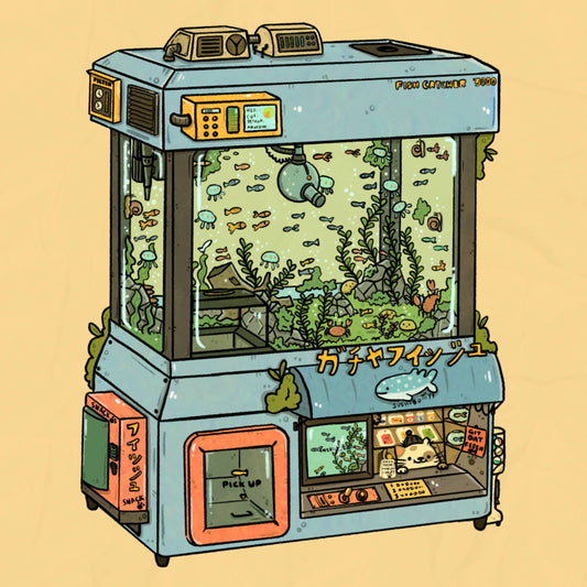 Fish Claw Aquarium Print| Sushiboiiiyy (Canada)