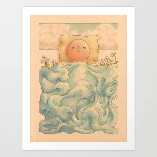 Afternoon Nap 2 Art Print | Felicia Chiao (CA)