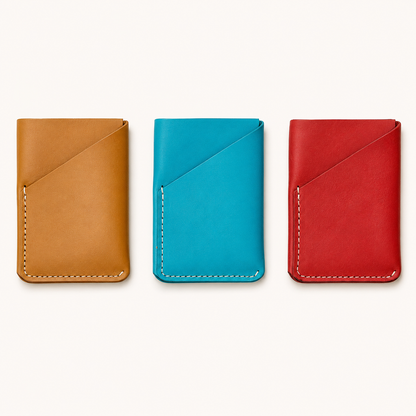 Leather Card Holder Wallet | Handmade | Gomez Handcrafted Leathergoods (TX)