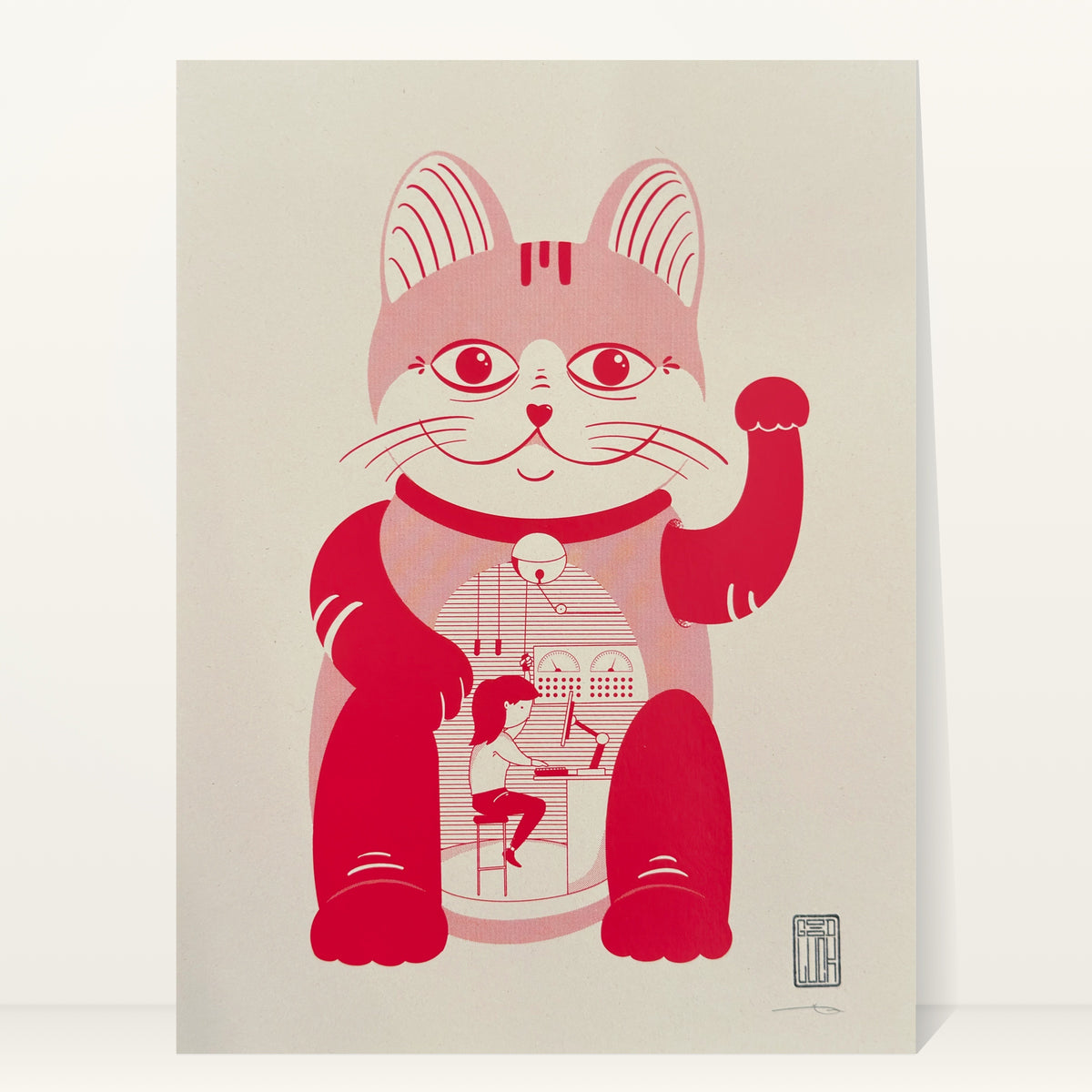 Lucky Forward Screenprint | Alex Hanke (Germany)