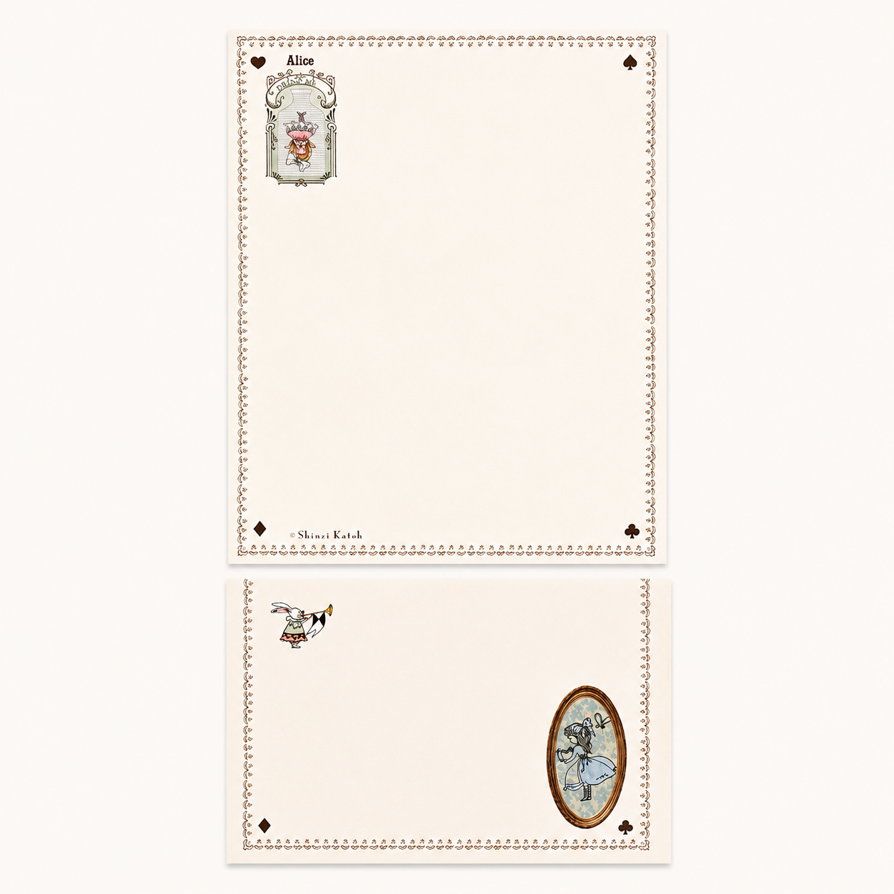 Alice in Wonderland Series Letter Set | Various Styles | Shinzi Katoh (Japan)