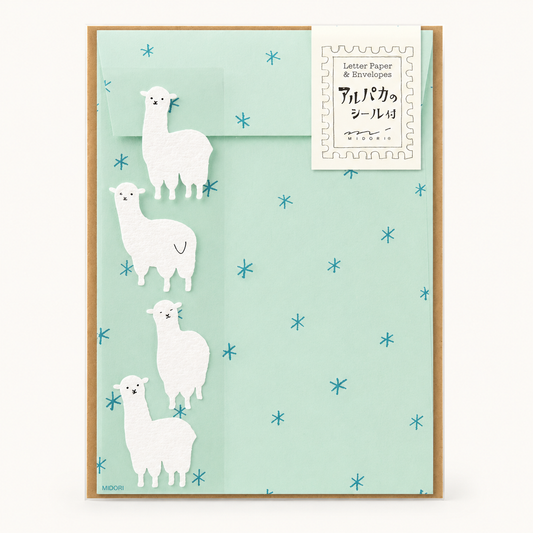 Alpaca Letter Set | Midori (Japan)