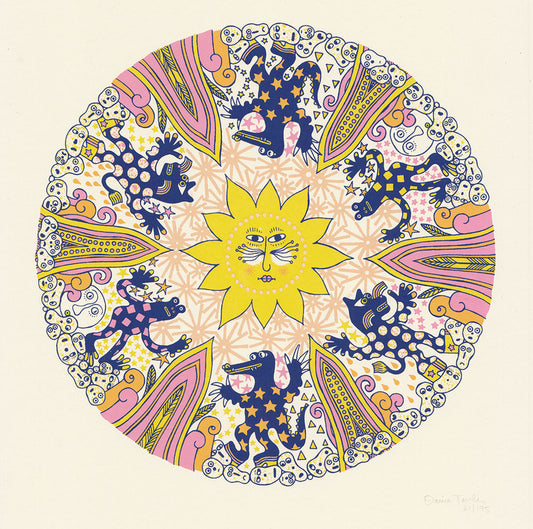 Animal Mandala Screen Print | Daria Tessler (OR)