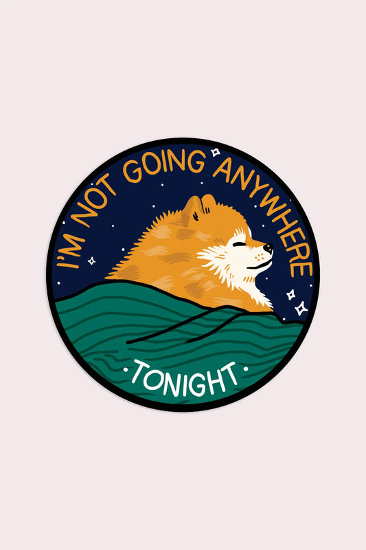Anywhere Tonight Vinyl Sticker | Olivia Mew (Canada)
