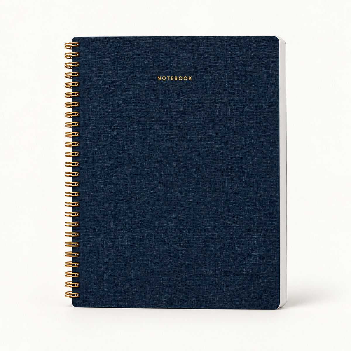 Appointed 3 Subject Notebook with grid pages and Oxford Blue bookcloth cover