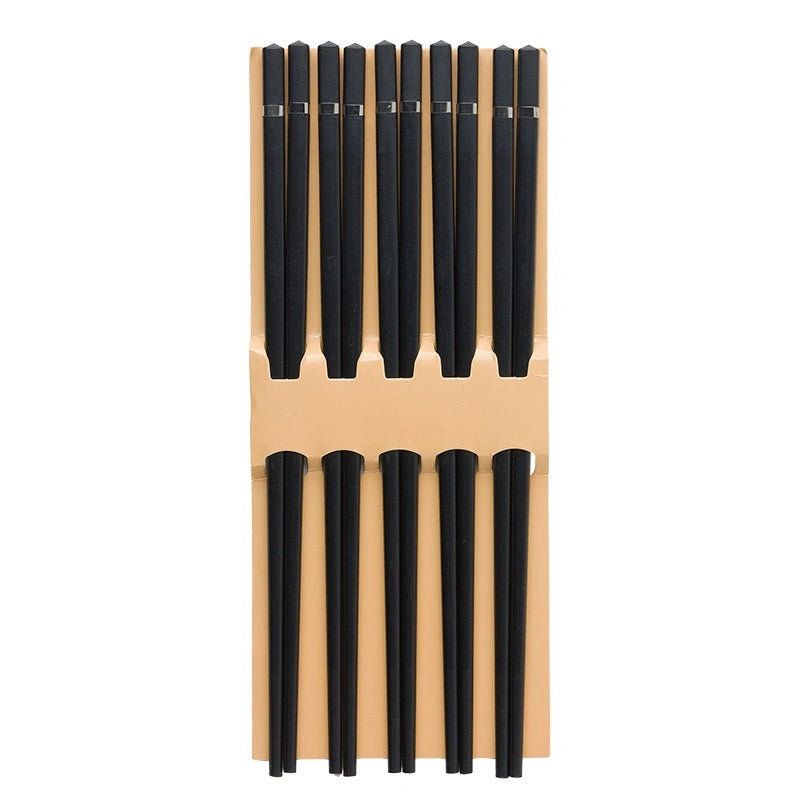 Black Wooden Chopstick Set (Japan)