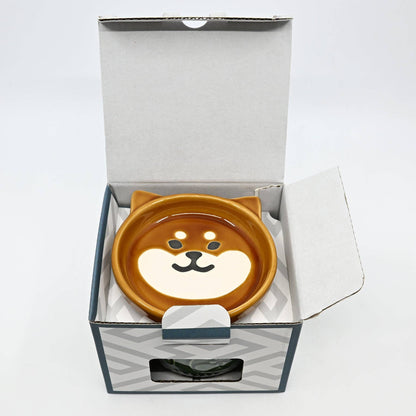 Shiba Inu Coffee Mug With Saucer Lid | Nagomi (Japan)