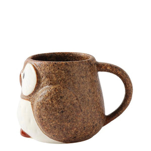 Ceramic Brown Owl Mug (Japan)