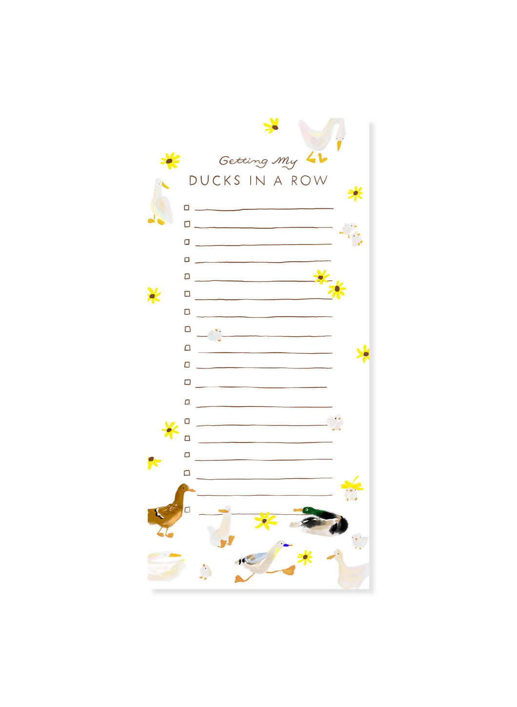 Ducks in a Row Notepad | Karen Schipper (SC)