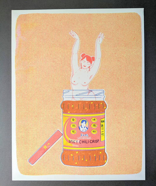 Lao Gan Ma Girlfriend Risograph Print | Christina Hu (CA)