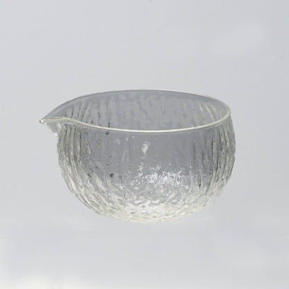 Glass Matcha Bowl with Pour Spout