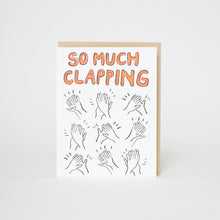 Load image into Gallery viewer, Clapping Congrats Letterpress Card | Egg Press(OR)
