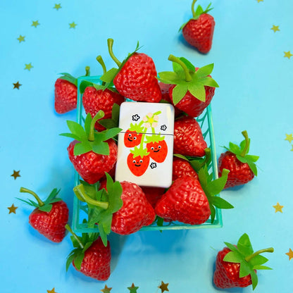 Sweet Strawberry Refillable Lighter | The Peach Fuzz (CA)