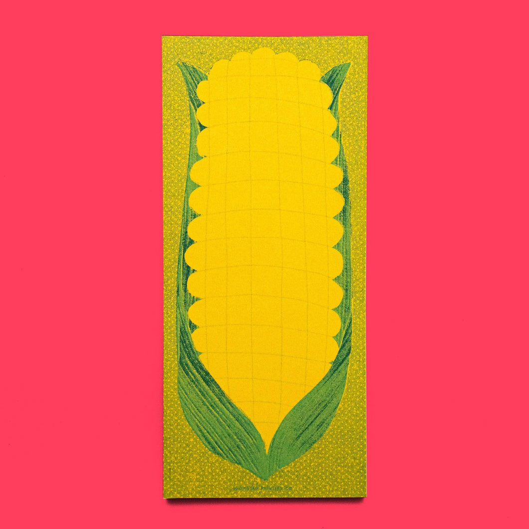 Corn Risograph Notepad | Bomstad Printing Co. (VA)