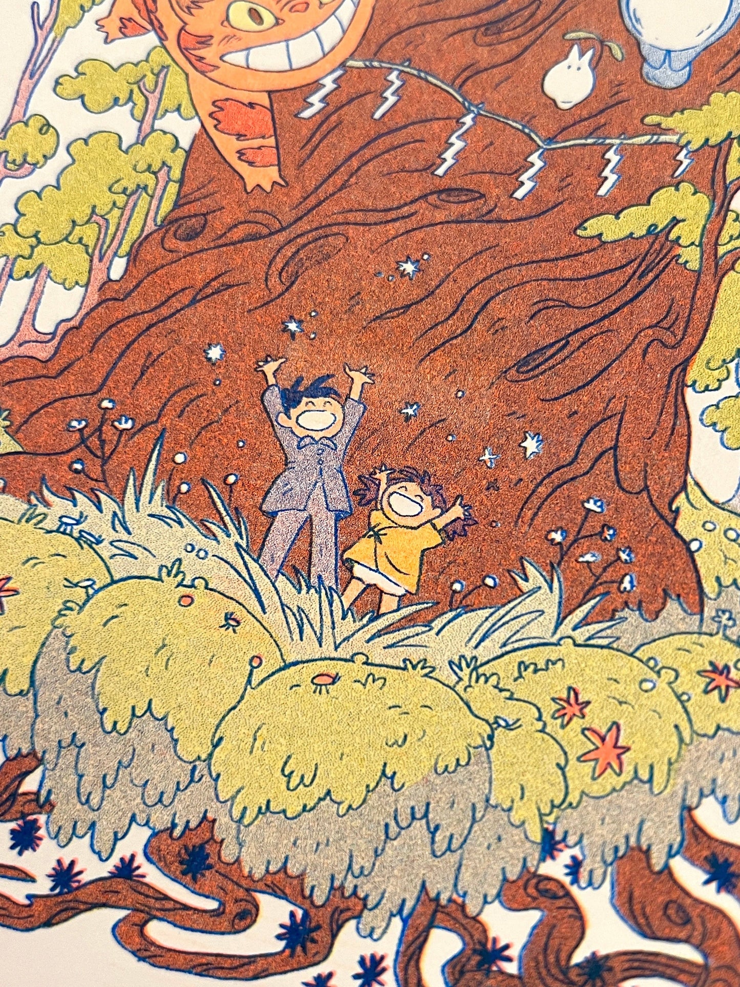 Totoro Riso Print (Small) | Natalie Andrewson (CA)