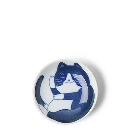 Blue Cat Sauce Dish (Japan)