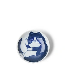 Load image into Gallery viewer, Blue Cat Sauce Dish (Japan)
