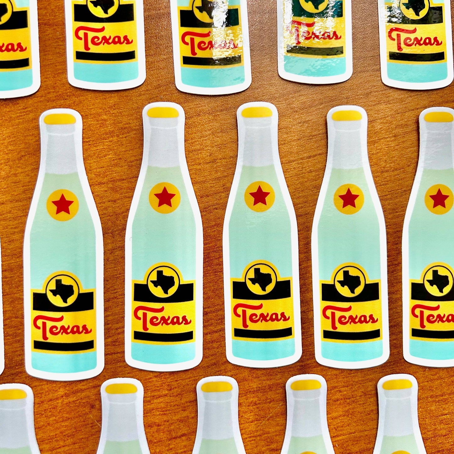 Texas Topo Vinyl Sticker | Nate Duval (MA)