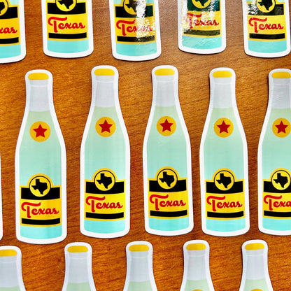 Texas Topo Vinyl Sticker | Nate Duval (MA)