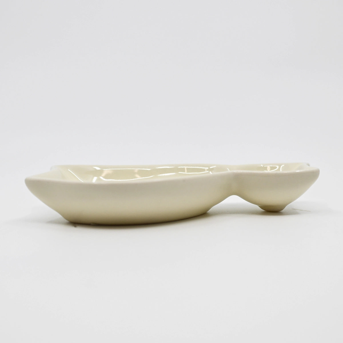 Cat Shaped Porcelain Sauce Dish | Yellow | (Japan)
