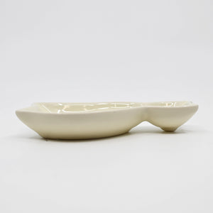 Cat Shaped Porcelain Sauce Dish | Yellow | (Japan)