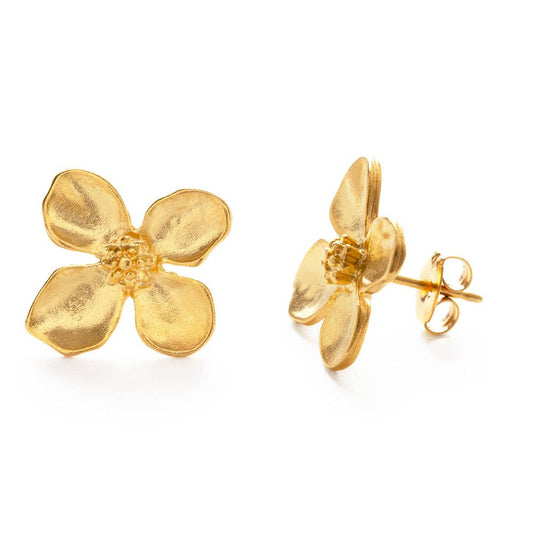 Dogwood Flower Stud Earrings | Amano Studio (CA)