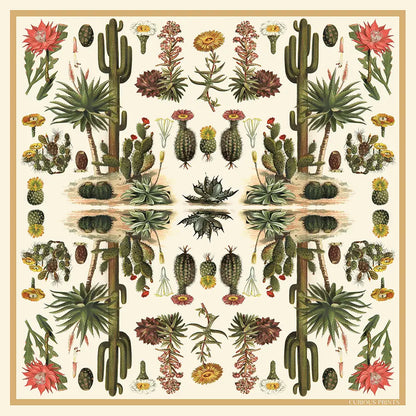 Silk Cactus Scarf | Curious Prints (TX)