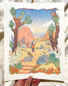 Desert Dreams Risogrpah Print | Natalie Andrewson (CA)