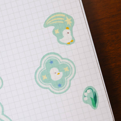 Flower Duck washi sticker sheet by Thousand Skies, alternate view 6