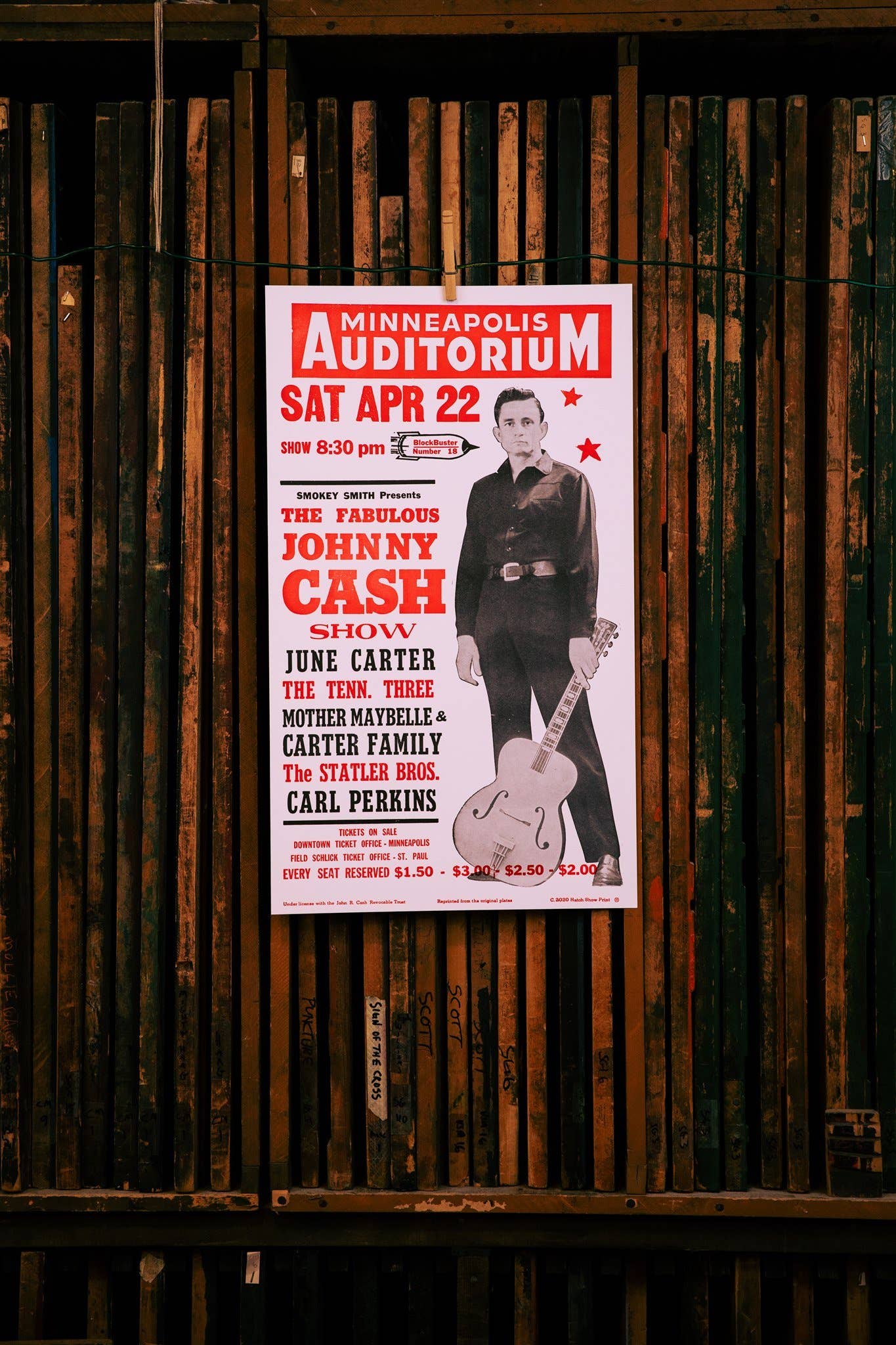 Johnny Cash | Hatch Show Print (TN)