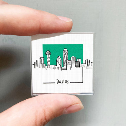 Dallas, Texas Mini Art Print | Mick’s Art Goods (WA)
