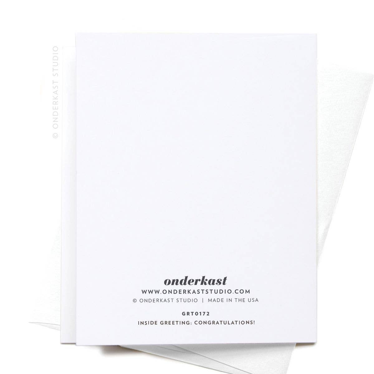 About Damn Time Wedding Cake Greeting Card | Onderkast (TX)