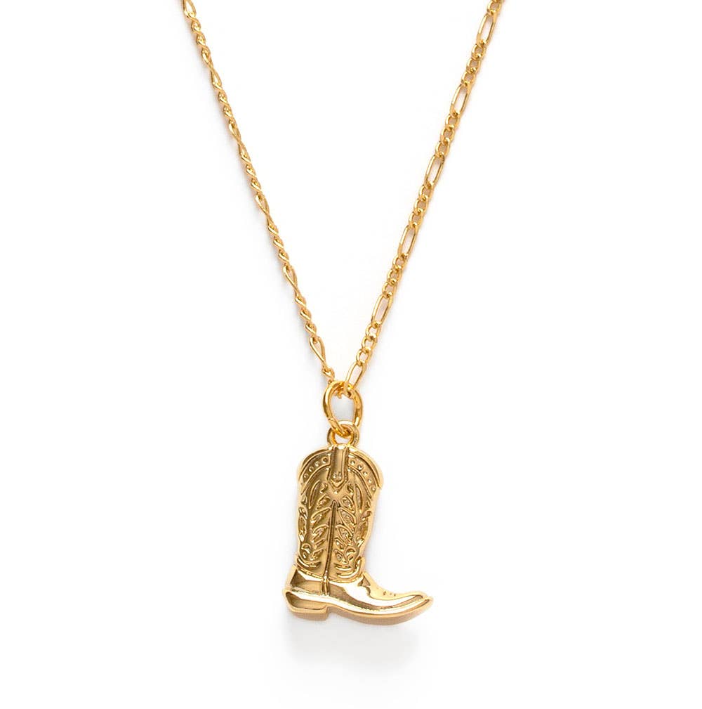 Cowboy Boot Charm Necklace | Amano Studio (CA)