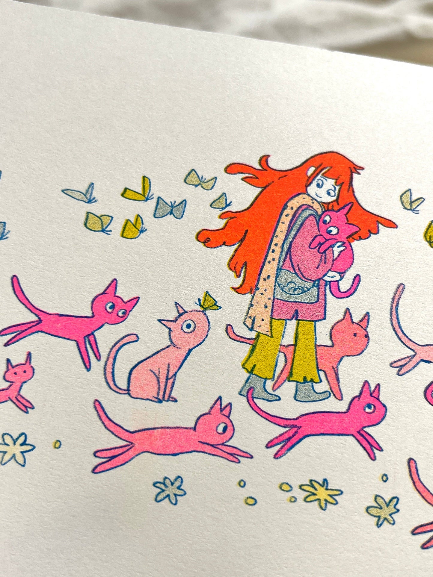 Cat Parade Riso Print | Natalie Andrewson (CA)