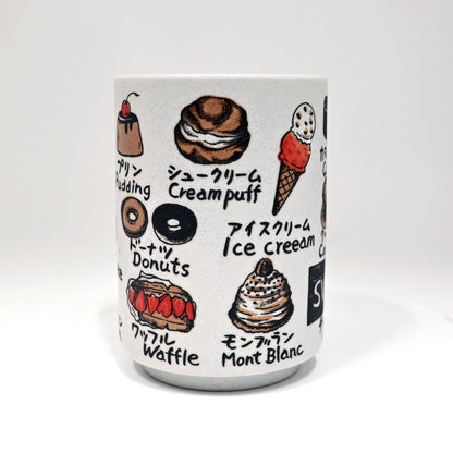 Japanese Desserts Yunomi Style Tea Cup (Japan)
