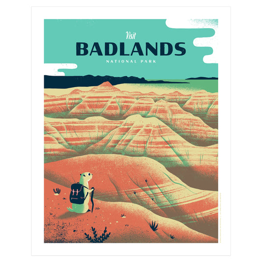 Badlands National Park Art Print | Factory 43 (WA)