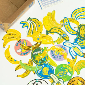 Banana Crate Sticker Box | Greeting Life (Japan)