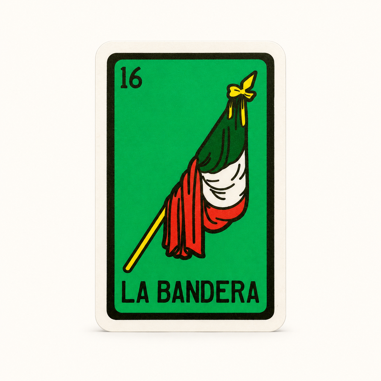 La Bandera Loteria Card Vinyl Sticker | Kalaka Tx (TX)