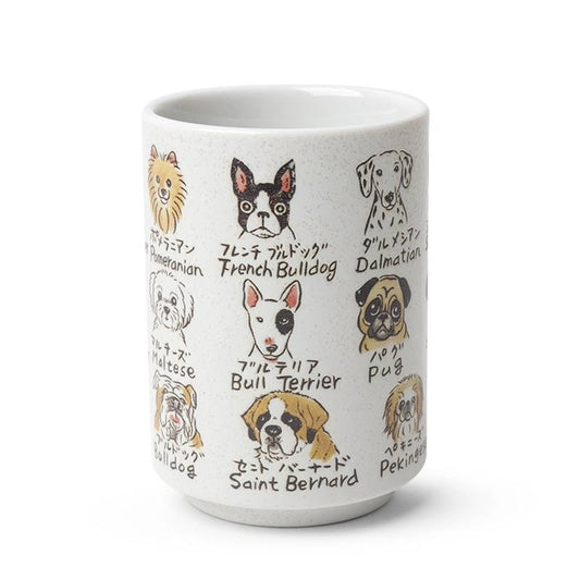 Japnese Dog Breed Ceramic Yunomi Teacup (Japan)